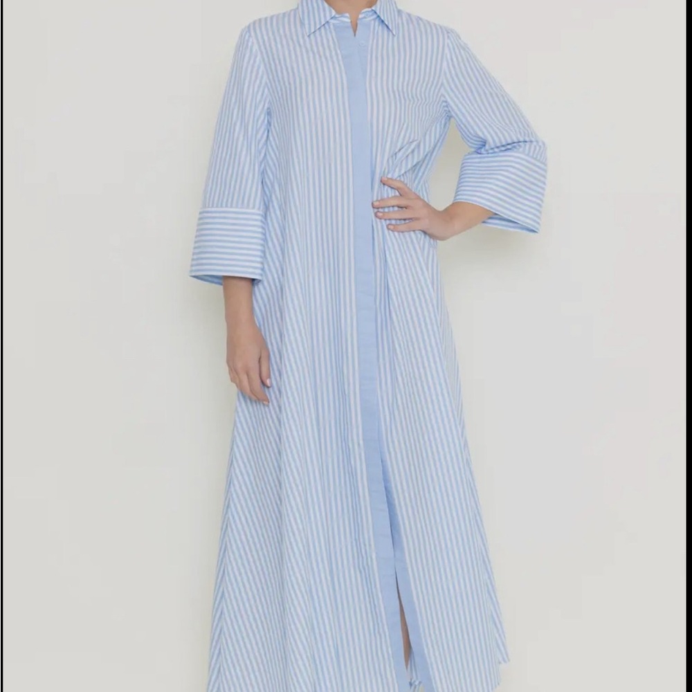 Dress Forum Blue Striped Maxi Dress